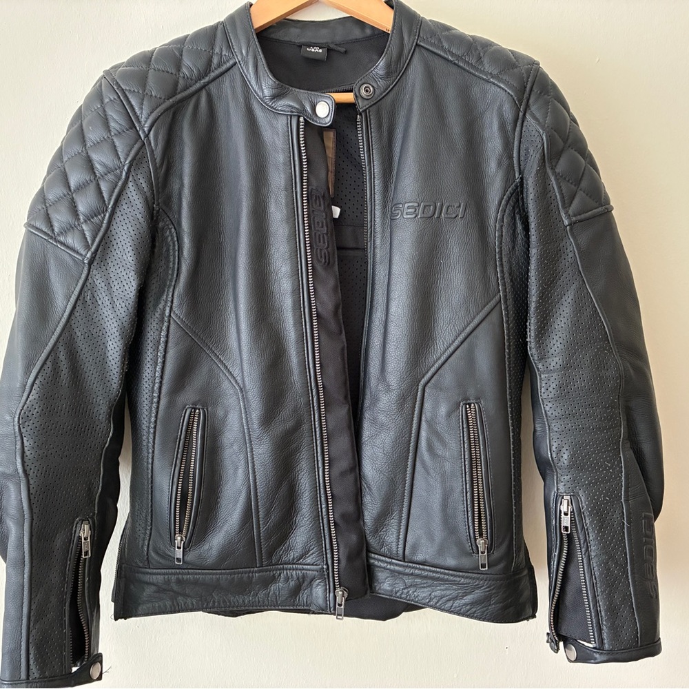 Sedici Leather Motorcycle Jacket